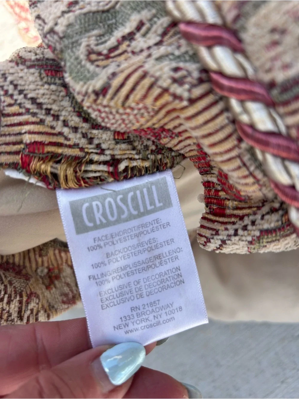 Croscill intricate paisley